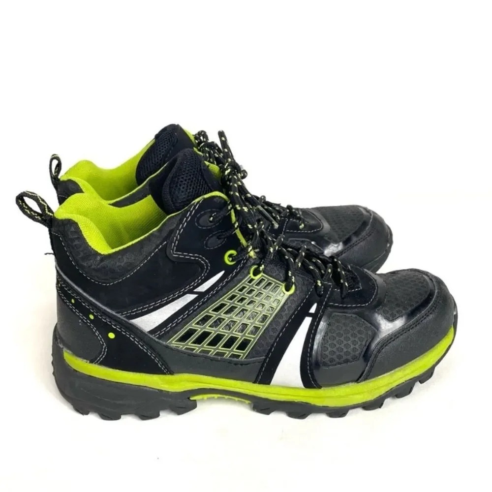 Northwest Territory Trail Hawker Hiking Shoes Men’s 8 Black Green Rugged Trail